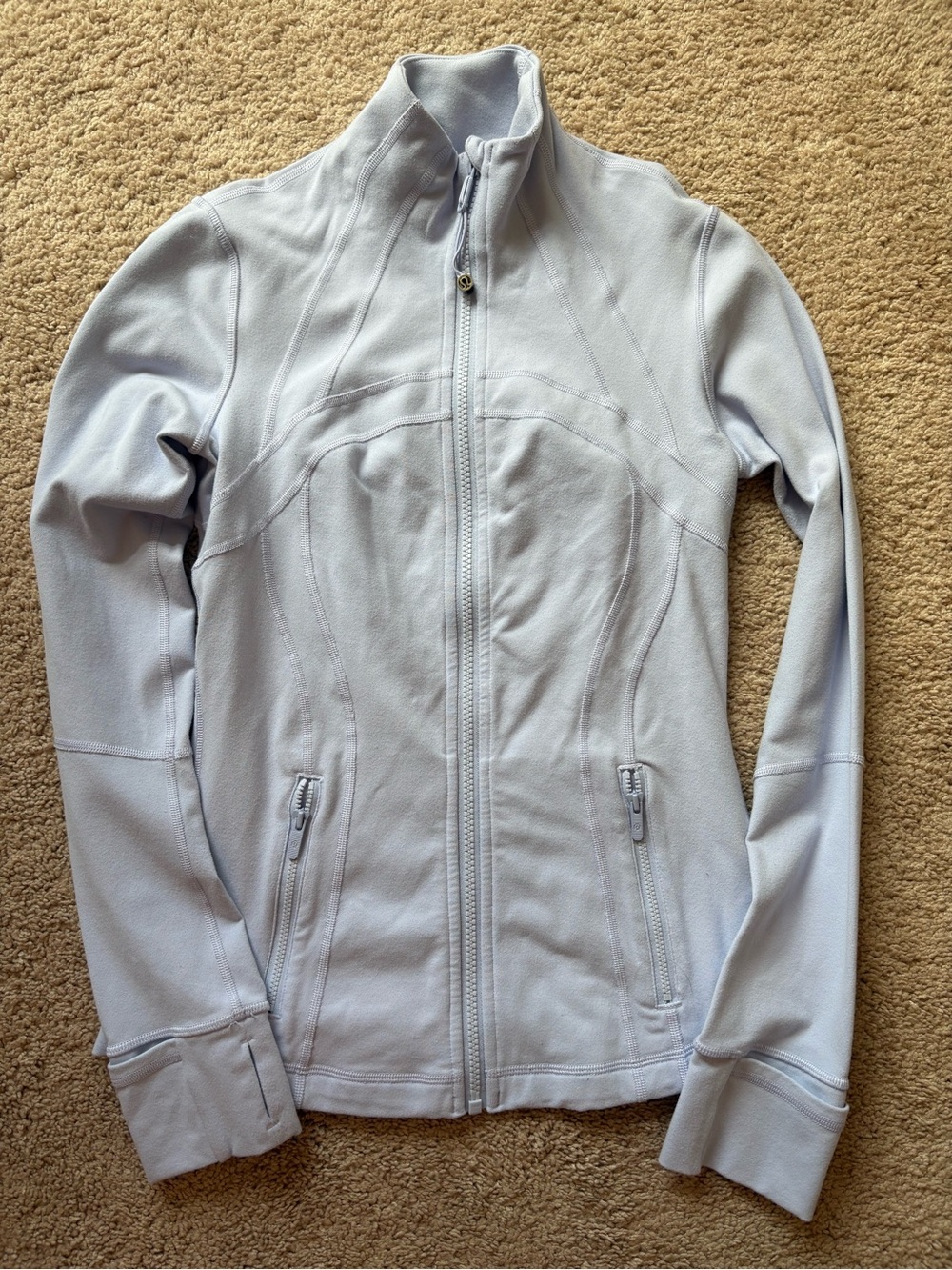 lululemon athletica light blue define jacket
